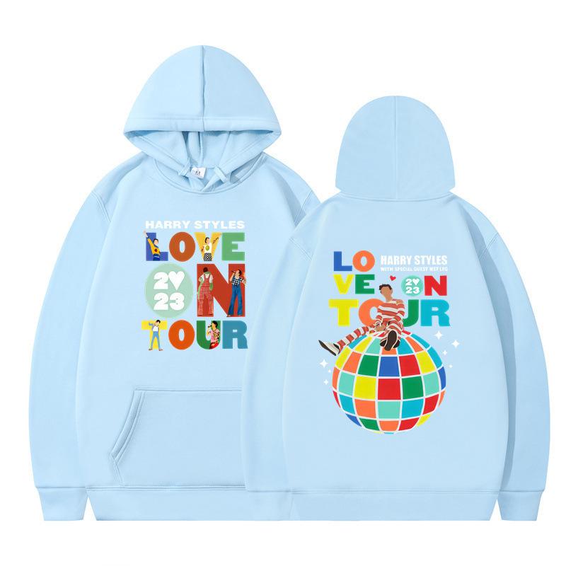 New HARRY STYLES Men's and Women's Peripheral Casual Loose Hooded Sweater