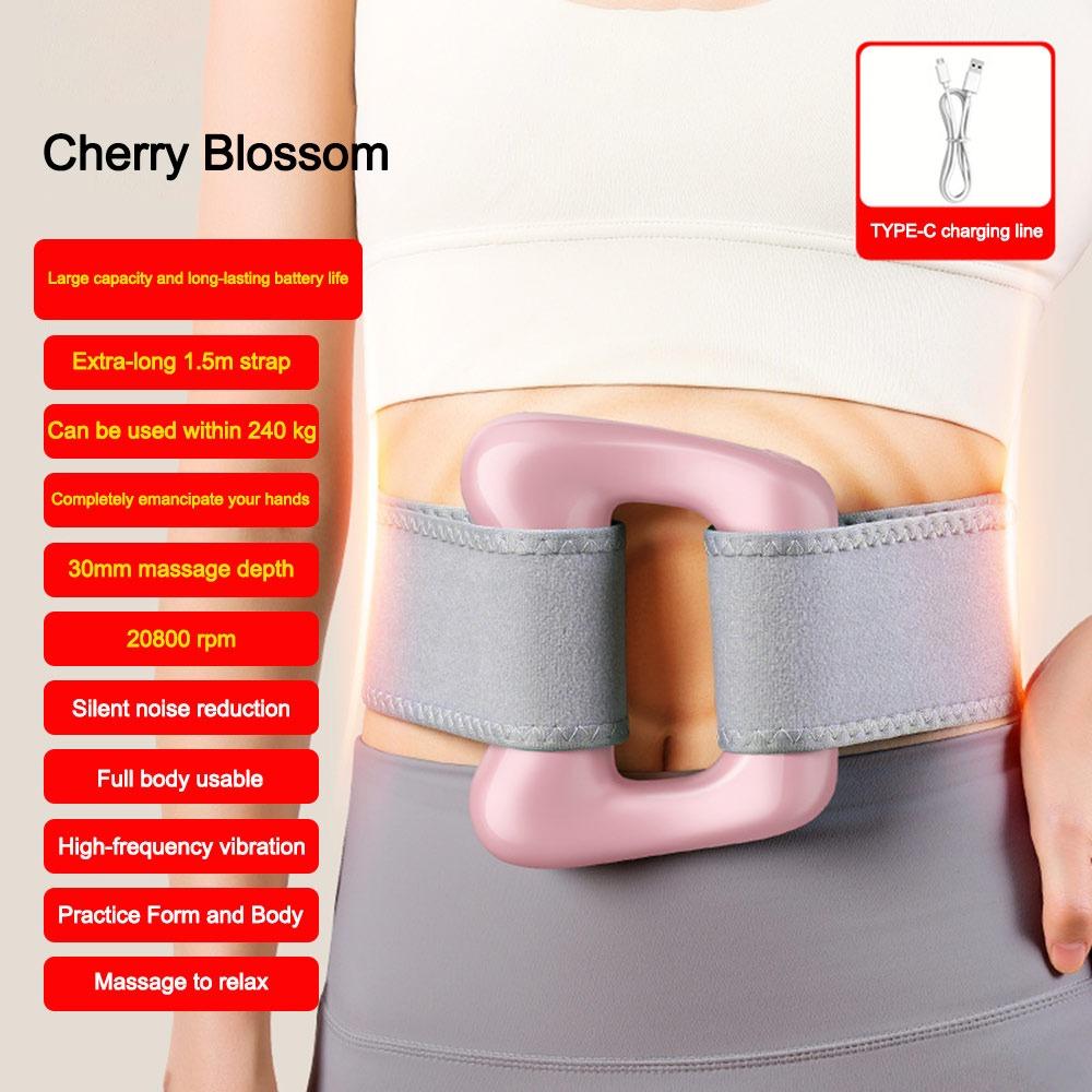 With Belt Electric Fascia Ring USB Charging Rotating Massage Belt  for Body Massage Tools