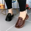 Women's Genuine Leather Fleece-Lined Loafers - 2025 Autumn/Winter Fashion