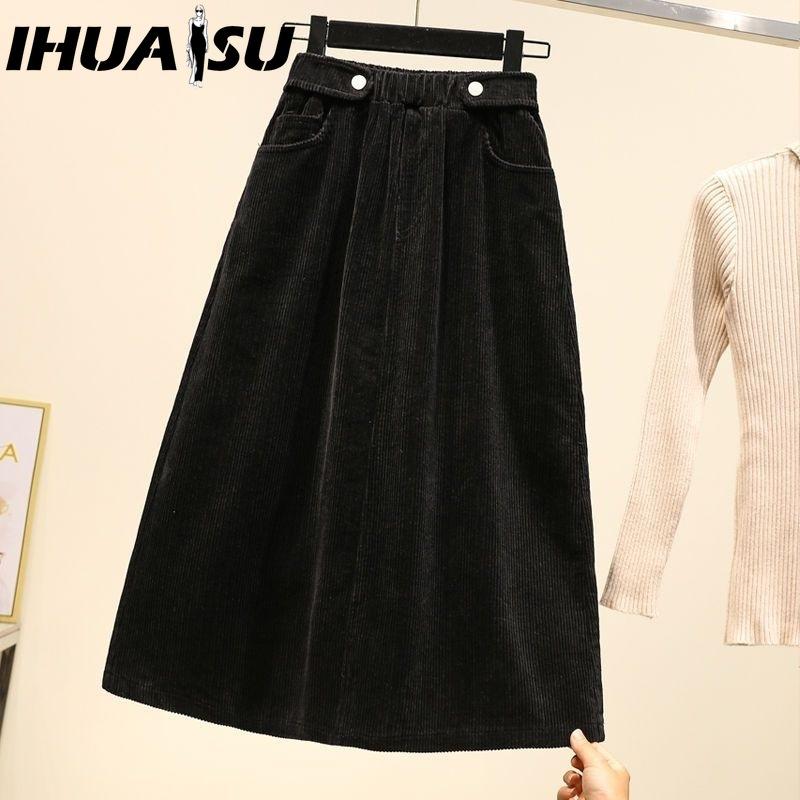 

IHUASU Женская Модная Повседневная Летняя Весенняя Юбка XXXXL чёрный