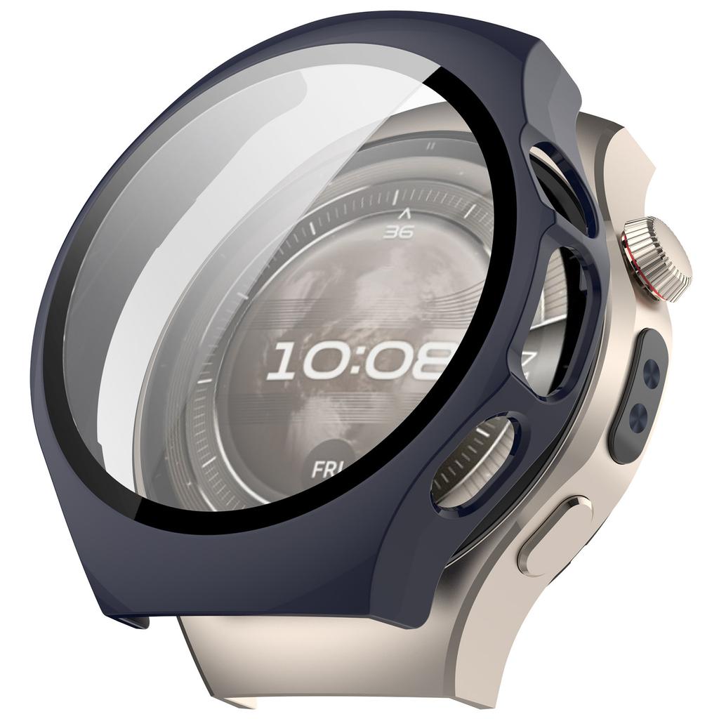 Hard PC Case Glass For Huawei Watch 5 42mm 46mm Bumper Shell Full Cover Screen Protector Smartwatch Accessories