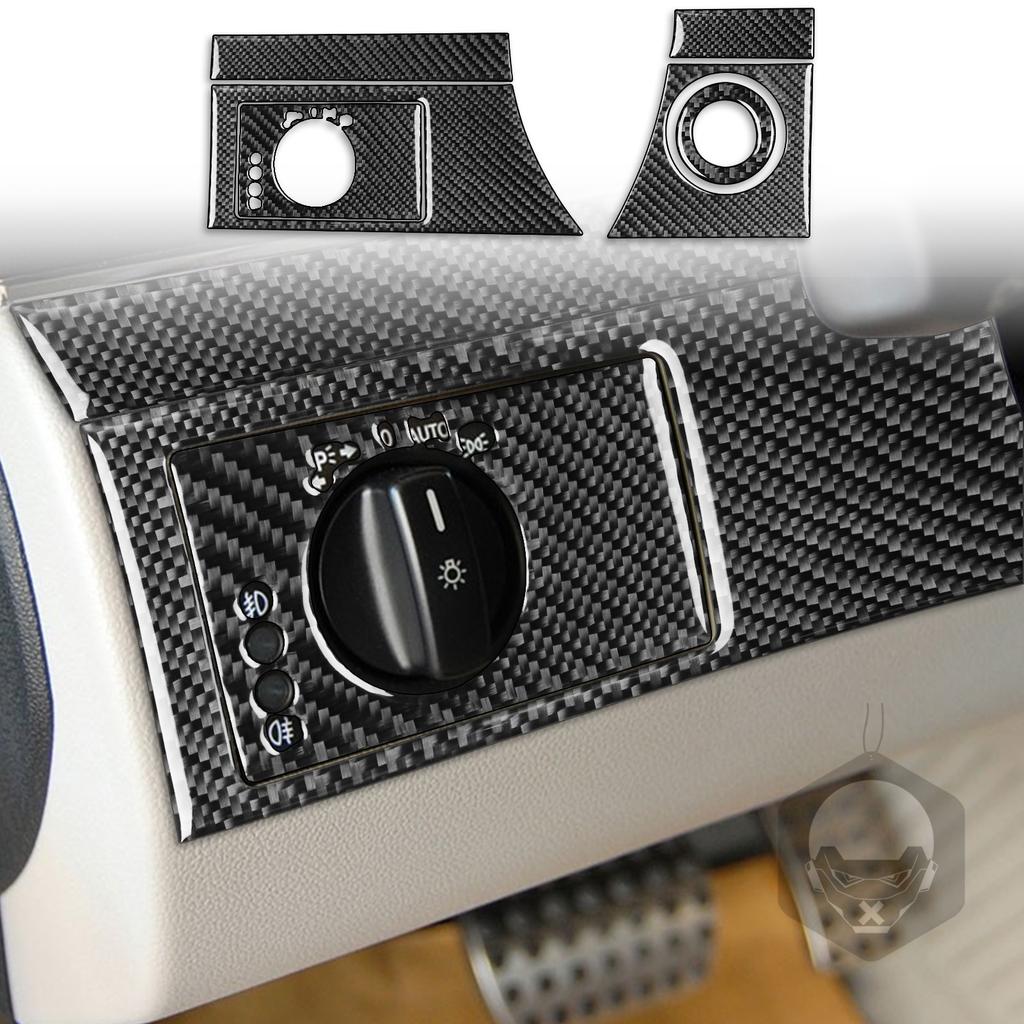 Käiguvahetusinstrumendi lugemislamp uste käepide, tõstepaneel süsinikkiust kleebise ääris Mercedes Benz B klass W245 jaoks