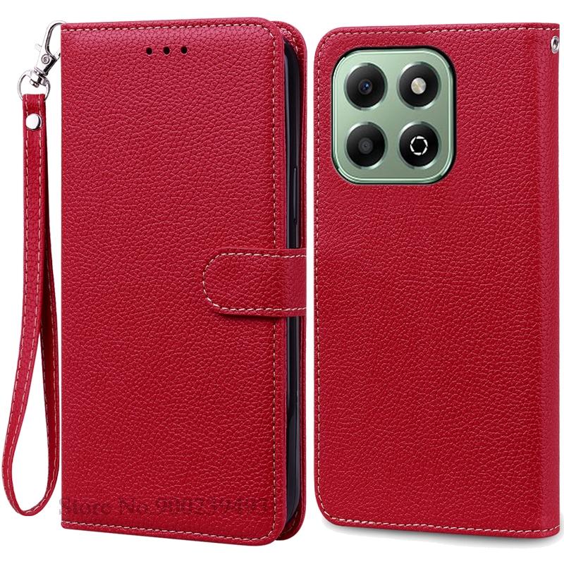 For Honor X5B Plus Case Wallet Flip Leather Cover For Honor X5B Case Wallet Book Cover For Honor X5B Plus Covers Coque Fundas