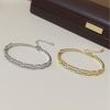 French Geometric Zirconia Bracelet - Elegant, Unique Design, Versatile Women's Hand Jewelry