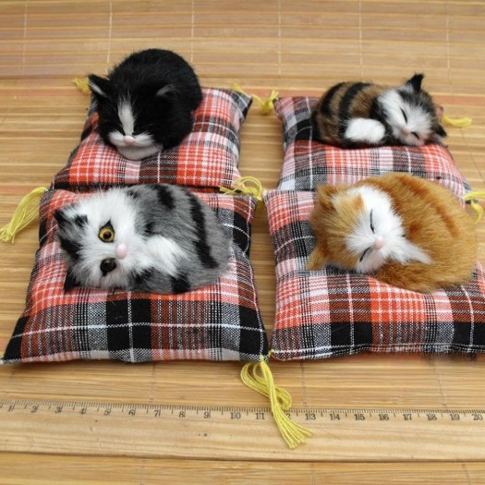 

Імітація плюшевих котів, іграшок, прикрас для автомобілів, імітація тварин, квітів, котів, тканинна подушка, котяка дрімота, настільна лялька, прикраси, декор для автомобіля