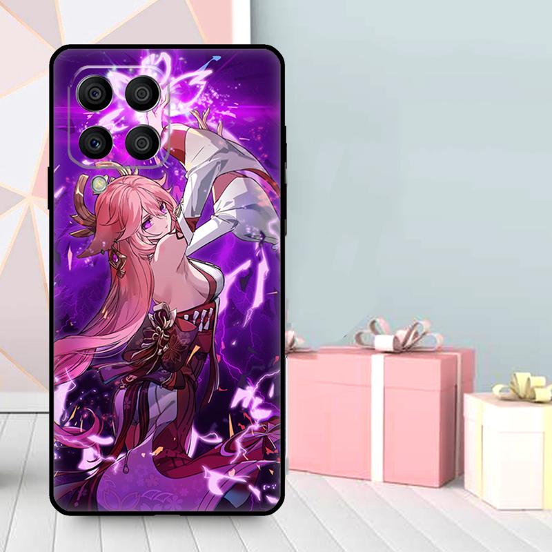 Yae Miko Genshin Impact Case For Samsung Galaxy M06 M11 M31 M14 M34 M54 M12 M32 M52 M15 M13 M16 M36 M56 M53 M35 M55