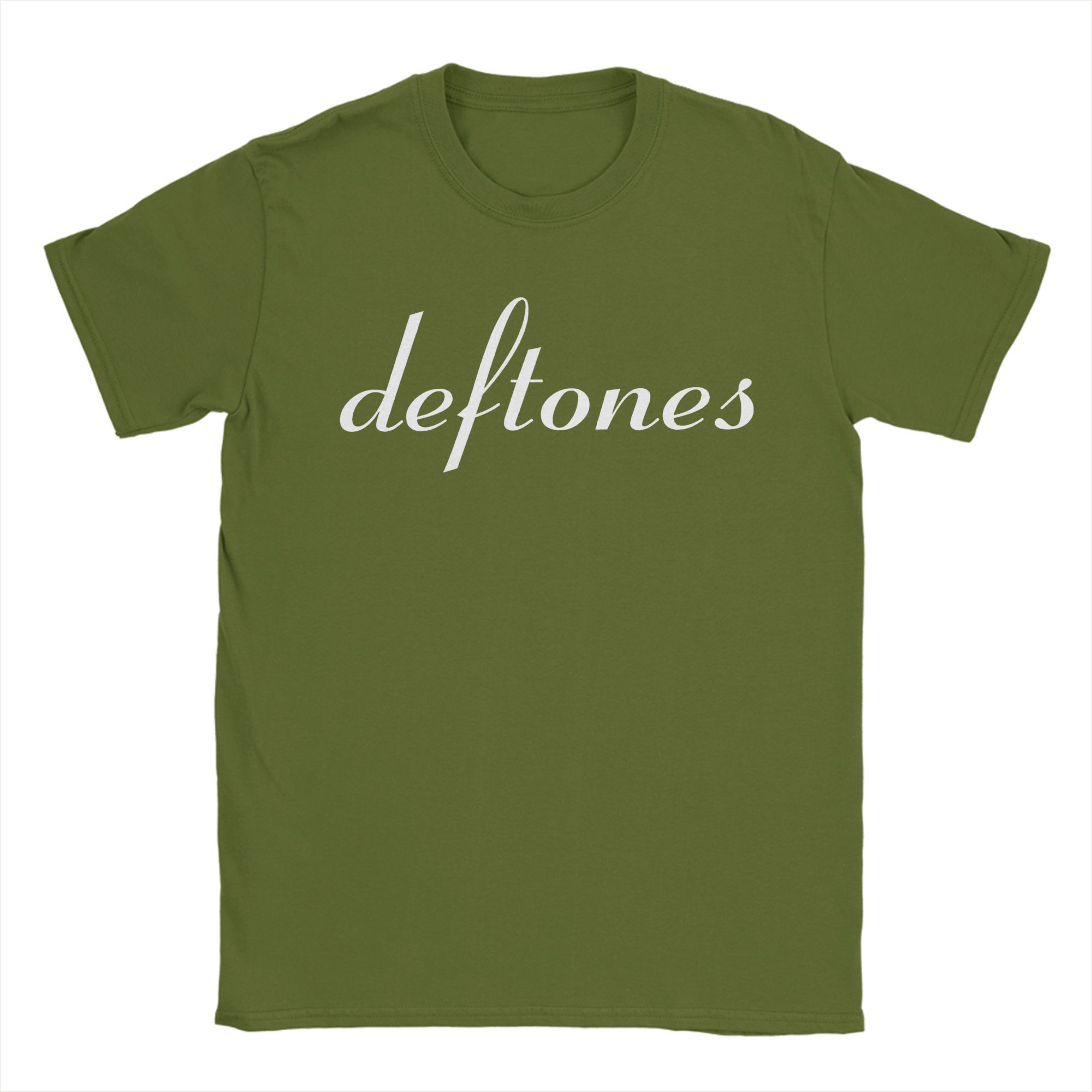 GUOYAN TOP Streetwear T-shirt Zomer Deftones Rockband Hippie T-shirts Katoenen T-shirt voor Mannen Geweldig Patroon Korte Mouw T-shirts 4XL