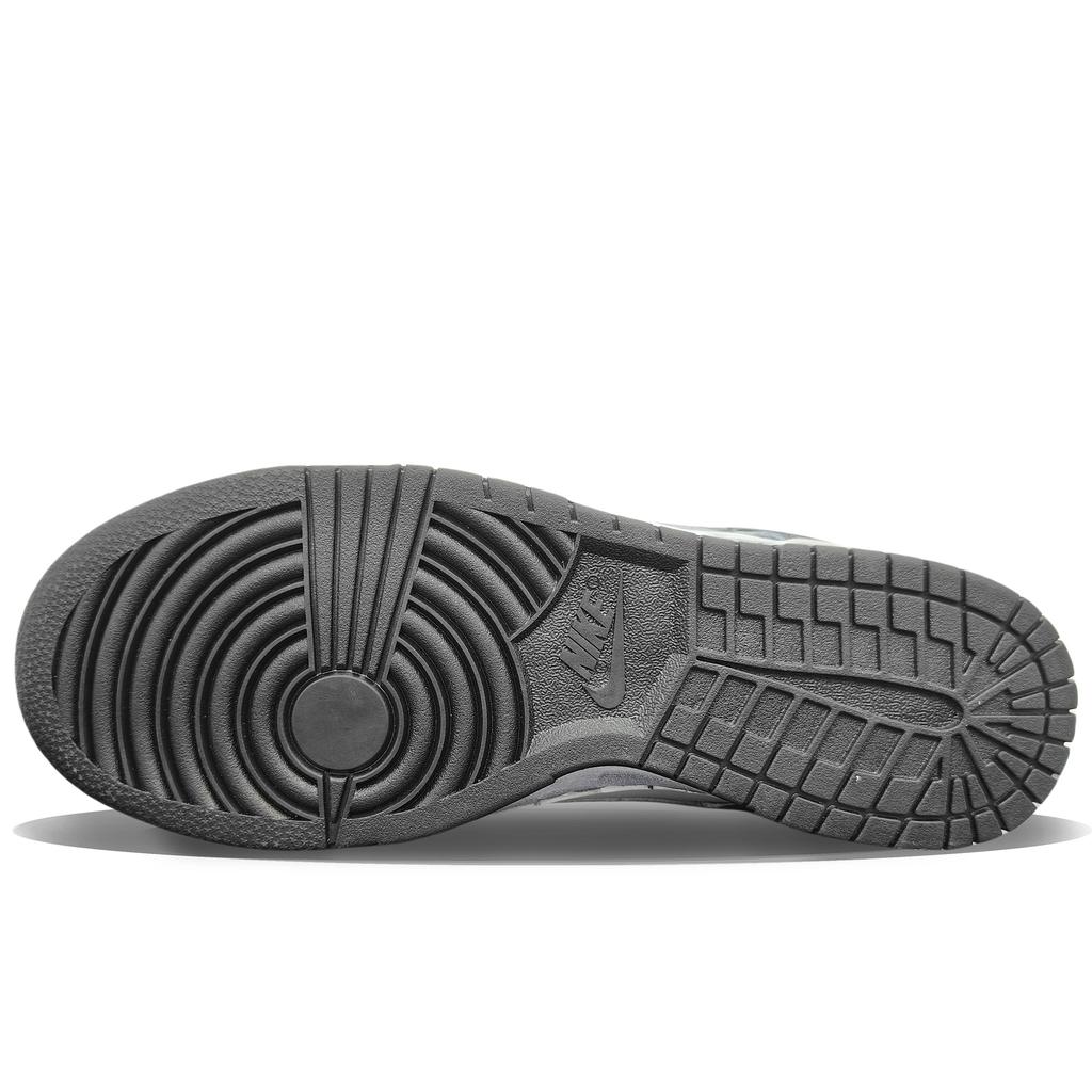 Nike Dunk Slip Resistant, Abrasion Resistant, Lightweight Low top Skateboard Shoes Unisex Black Gray DD1391-100(Team501-)