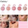 Clubday Tri-Color Shimmering Marble Highlighter & Blush Palette