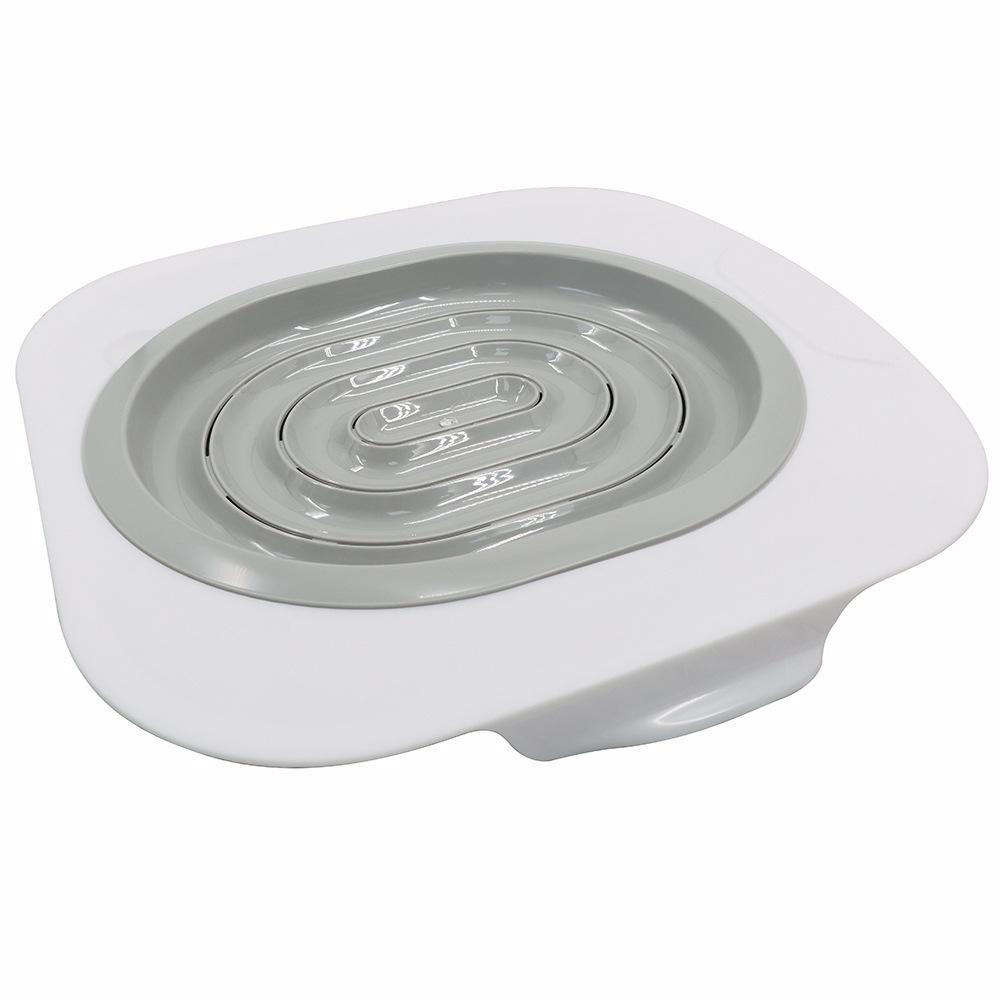 Pet Cat Toilet Traine Instead of Litter Bowl Spare Tray White Tray+rail Inner Support 2 Piece Set