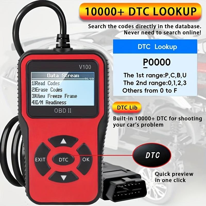 OBD2 Car Scanner Engine Fault Code Reader and Diagnostic Tool Compatible 1996 The Highest Number of Vehicles Since the Beginning of the Year 36V No