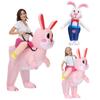 Easter Inflatable Rabbit Costume For Creative Halloween Stage Performance And Funny Cosplay Adult Size