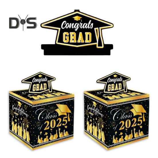 Pokladnička na promoce na peníze v hotovosti Dárkové překvapení Držák na dárky pro absolventy DIY Pokladnička na promoci s vytahovací kartou na párty potřeby