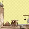 Geometric Pattern Wallpaper Cream and White for Living Room and Bedroom 50x1000
