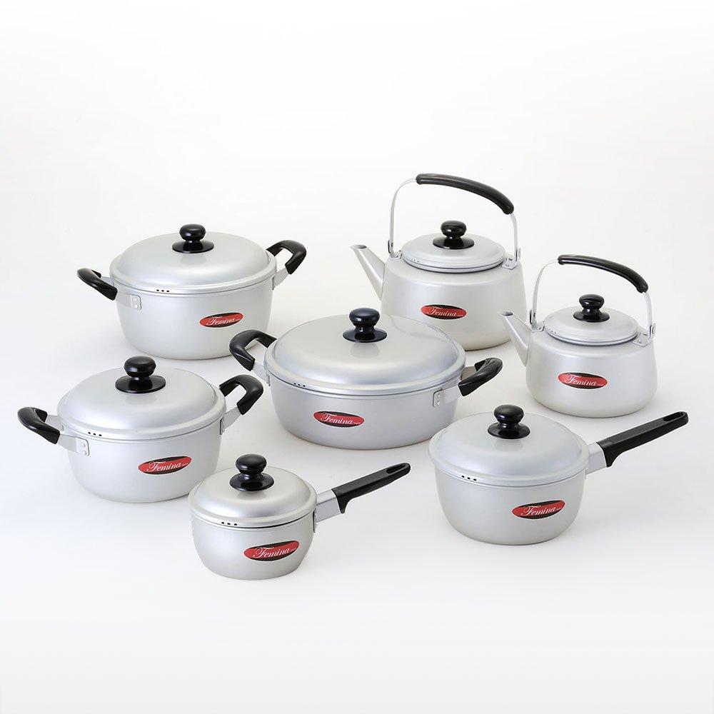 Hokuriku Aluminum Anodized Femina Saucepan, 18cm, AKTG002