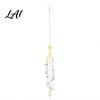 Artistic Patio Accents Crystal Suncatcher Rainbow Maker Prism Hanging Wind Chime Pendant Outdoor Courtyard Decoration for Window Balcony,