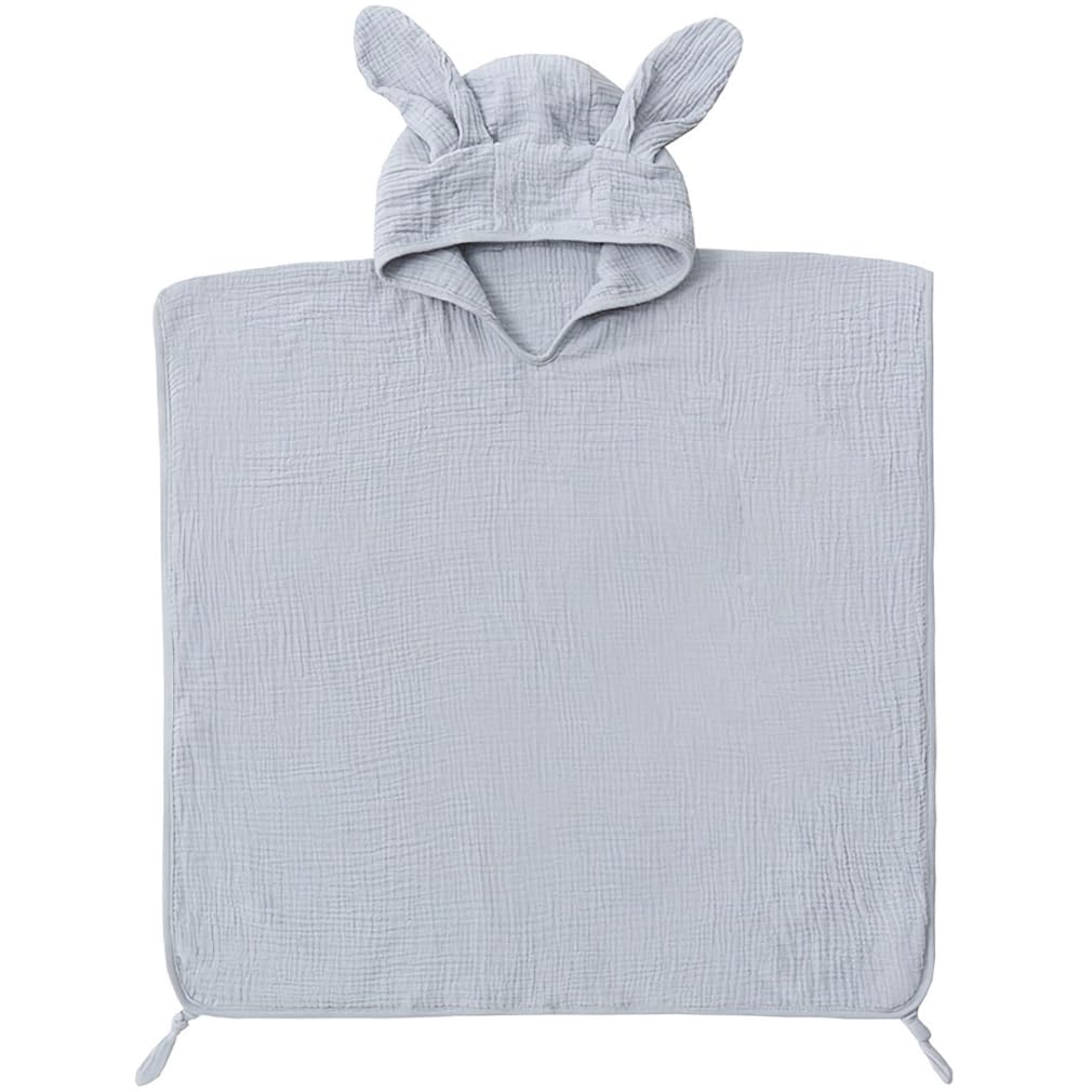 

MARBEINE Baby Hooded Bathrobe for Kids, Boys and Girls, Cotton Bath Towel, Cloak, Bath Poncho for Kids