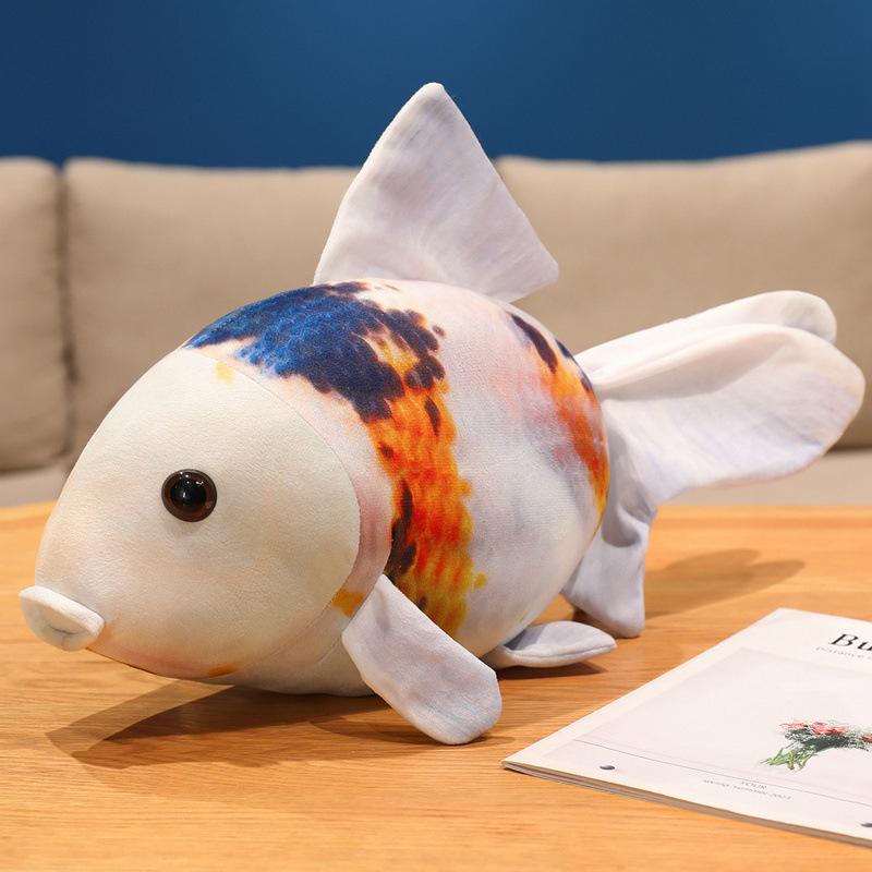 Cartoon Simulation Goldfish Doll Plush Toy Small Fish Doll Home Pillow Cushion Girl Soothing Doll