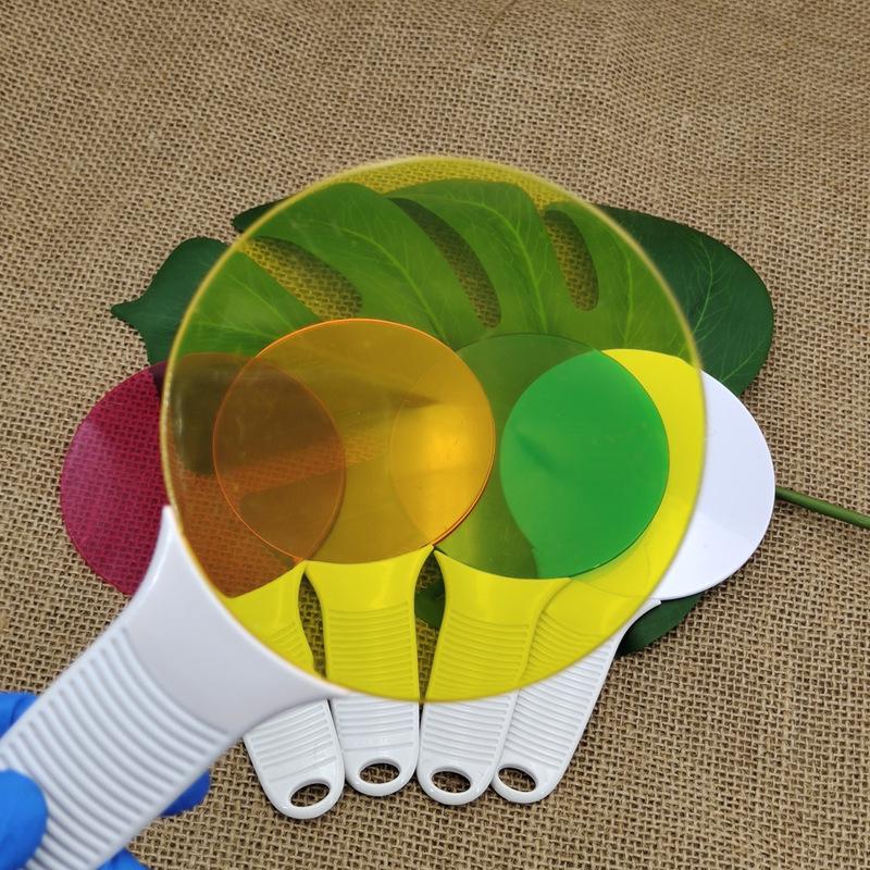 Translucent Primary Colors Filter Plate Toy for Early Education and Science Experiments