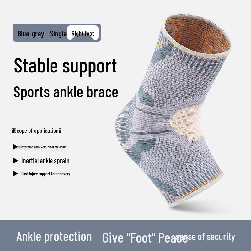 Anti-Sprain Compression Ankle Support Sleeve - Protective Sports Bandage For Ankle Joint Stabilization