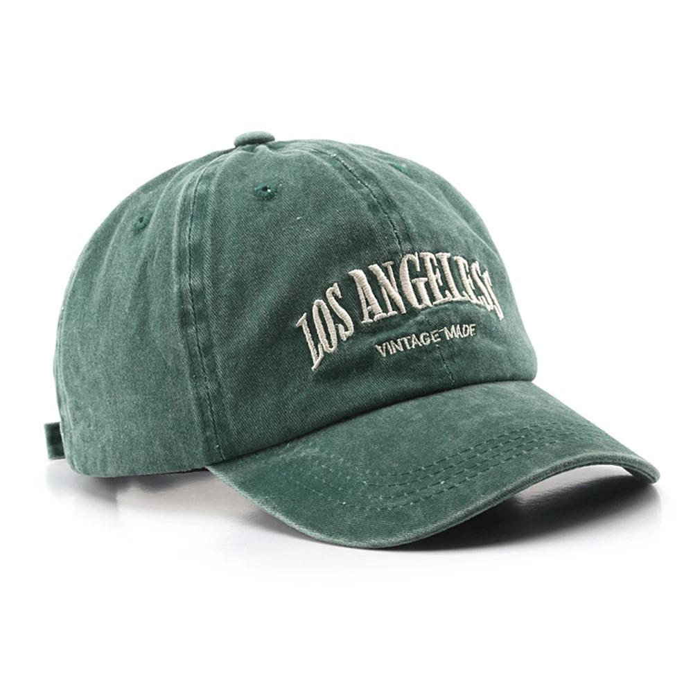 Baumwoll-Baseballkappe für Damen und Herren, modische Stickerei-Mütze, weiche Baumwollkappe, lässige Retro-Snapback-Mützen, Unisex