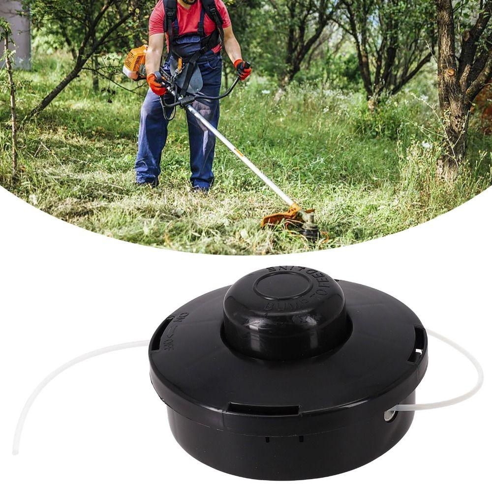 Gehärteter Kunststoff Rasentrimmerkopf Ersatz Hochleistungs-Unkrautentfernungswerkzeug Benzin Freischneider