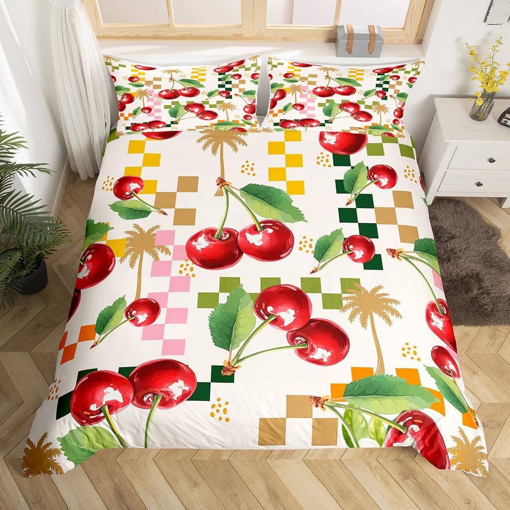 Täcke Homewish Tecknad Rosa Glass Akvarell Sängkläder Sängkläder Pojkar Flickor Barn Sängset