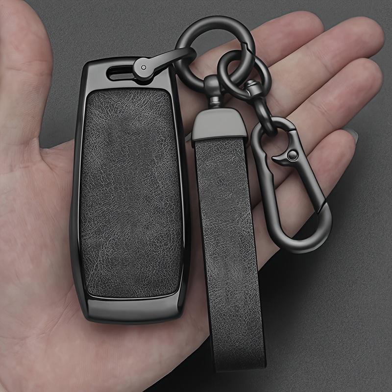 Interior Mouldings Alloy Style Fashion Car Key Case Cover Shell Fob For Mercedes Benz A C E S G Class GLC CLE CLA W177 W205 W213