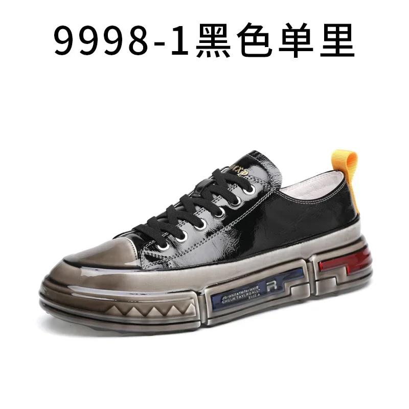 

men sneakers Shoes for Men Man Male Genuine Leather Casual Shoes Man Fashion Comfortable Luxury Designer male Shoess 38 чорний