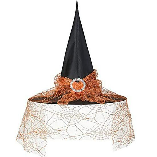 New Halloween Witch Hat Decoration for Adults & Kids - Oxford Cloth Costume Headwear.