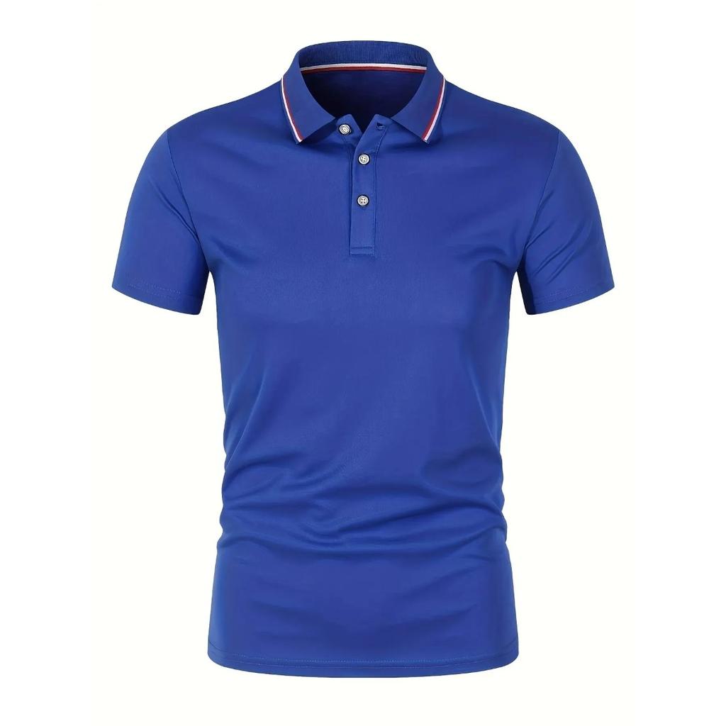 STORN Hot Sale Men's Summer Casual Breathable Comfortable Polo Shirt Men's Solid Color High Quality Short Sleeve T-Shirt