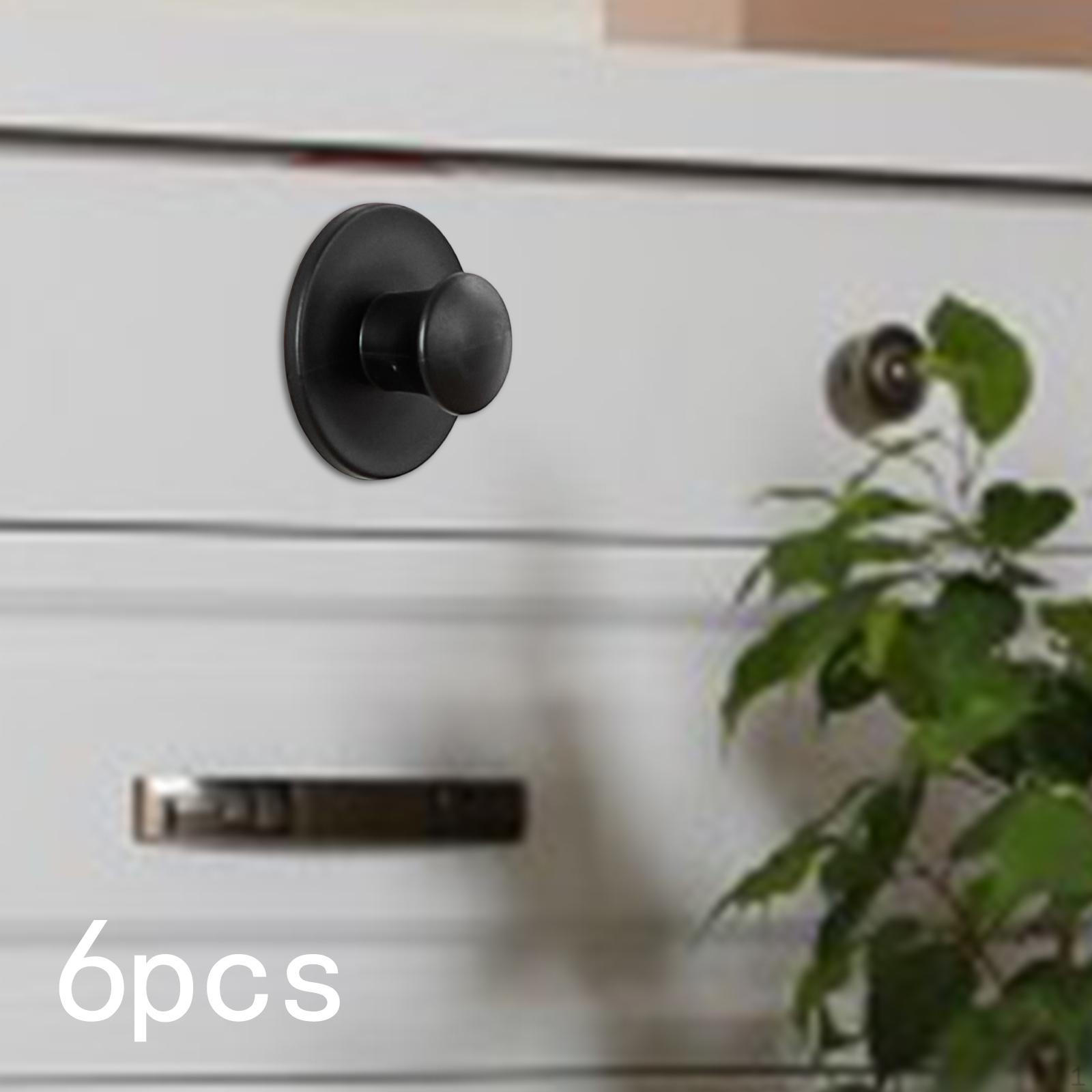 

6 шт. Ручки для шкафов для раздвижных дверей для балкона, душевой мебели, шкафов чёрный