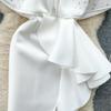 Elegantes Designer Luxus V-Ausschnitt Abendkleid Damen Bodycon Pailletten Perlen Partykleid Y2k Wadenlang
