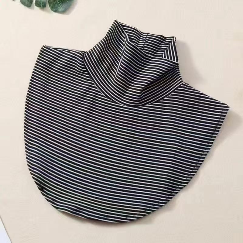 

Women s High Elastic Velvet Turtleneck Dickey - Warm Layered Collar for Autumn/Winter