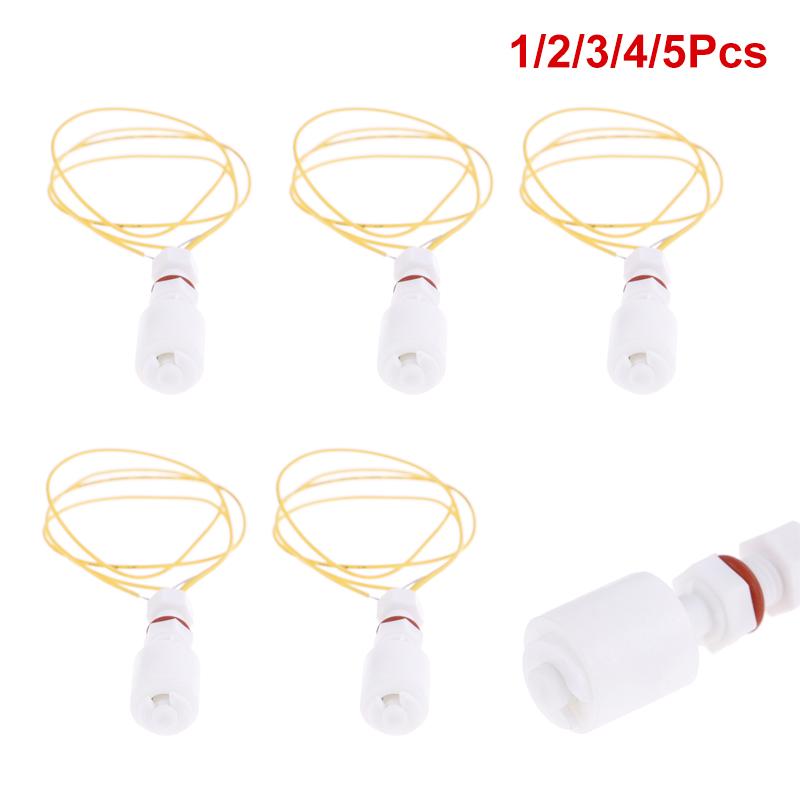 1/2/3/4/5Pcs PP Floating Ball Switch Liquid Water Level Sensor Horizontal Float Switch Down