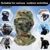 Full Cover Face Guard Camouflage Cycling Warm Winter Cold Weather Outdoor Windproof Motorbike Helmet Liner Hat Neck Gaiter Balaclava Hood Bandana