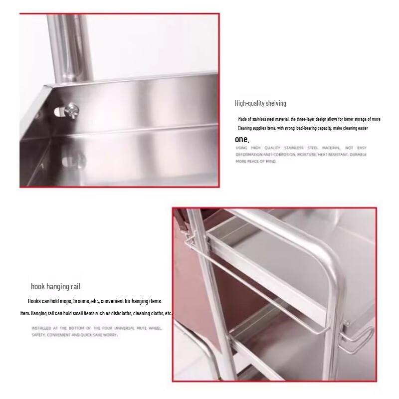 Hotel Multi-functional Cleaning & Linen Cart