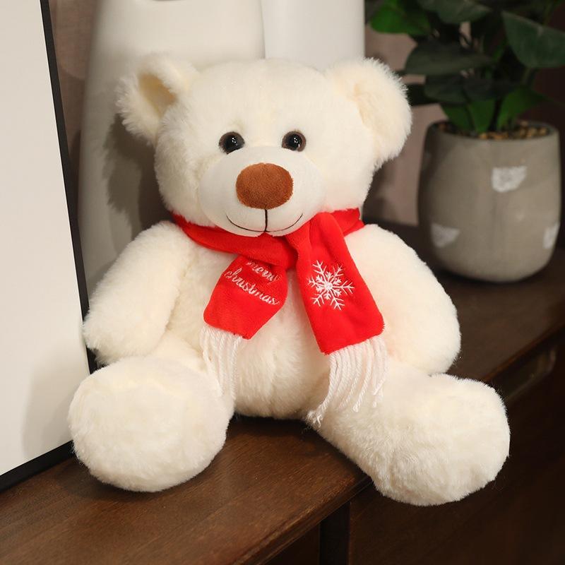 Niedlicher Schal Teddybär Puppe Plüschtier Bär Umarmungsbär Puppe Kinderbegleiter Beruhigungspuppe