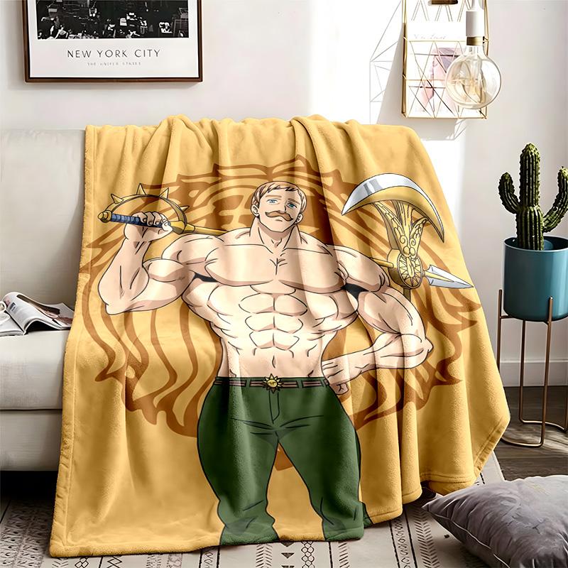 The Seven Deadly Sins Theme Blanket Suitable For The Sofa Camping And Travel Made Of Soft Flannel Material An Ideal Gift For Occasions Such As Birthda