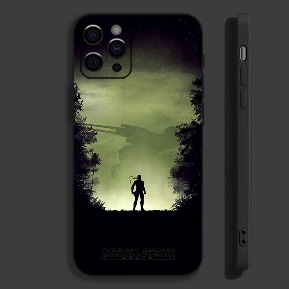 

M-Metal Gear S-Solid Game Phone Case For Apple iPhone 15,14,13,12,11,Pro,X,XS,Max,XR,Plus,Mini Soft Black Cover iPhone11