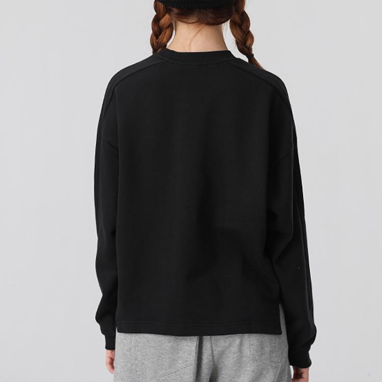 Adidas Originals Sweatshirts Women's Black Crew Neck Moderate Regular GV2931