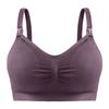 Plus Size Wireless Front Buckle Maternity Nursing Bra For Breastfeeding
