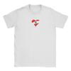Harajuku T Shirt Lebanon Flag Heart Pure Cotton T-Shirts Cool Tshirt for Adult Summer Y2K Basic Casual Short Sleeve Clothing