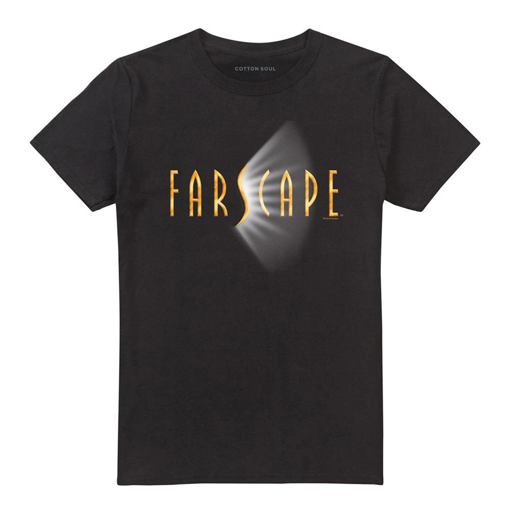 Farscape Logo 100% Cotton T-shirt Mens Tees Top S-5XL, Black 4XL