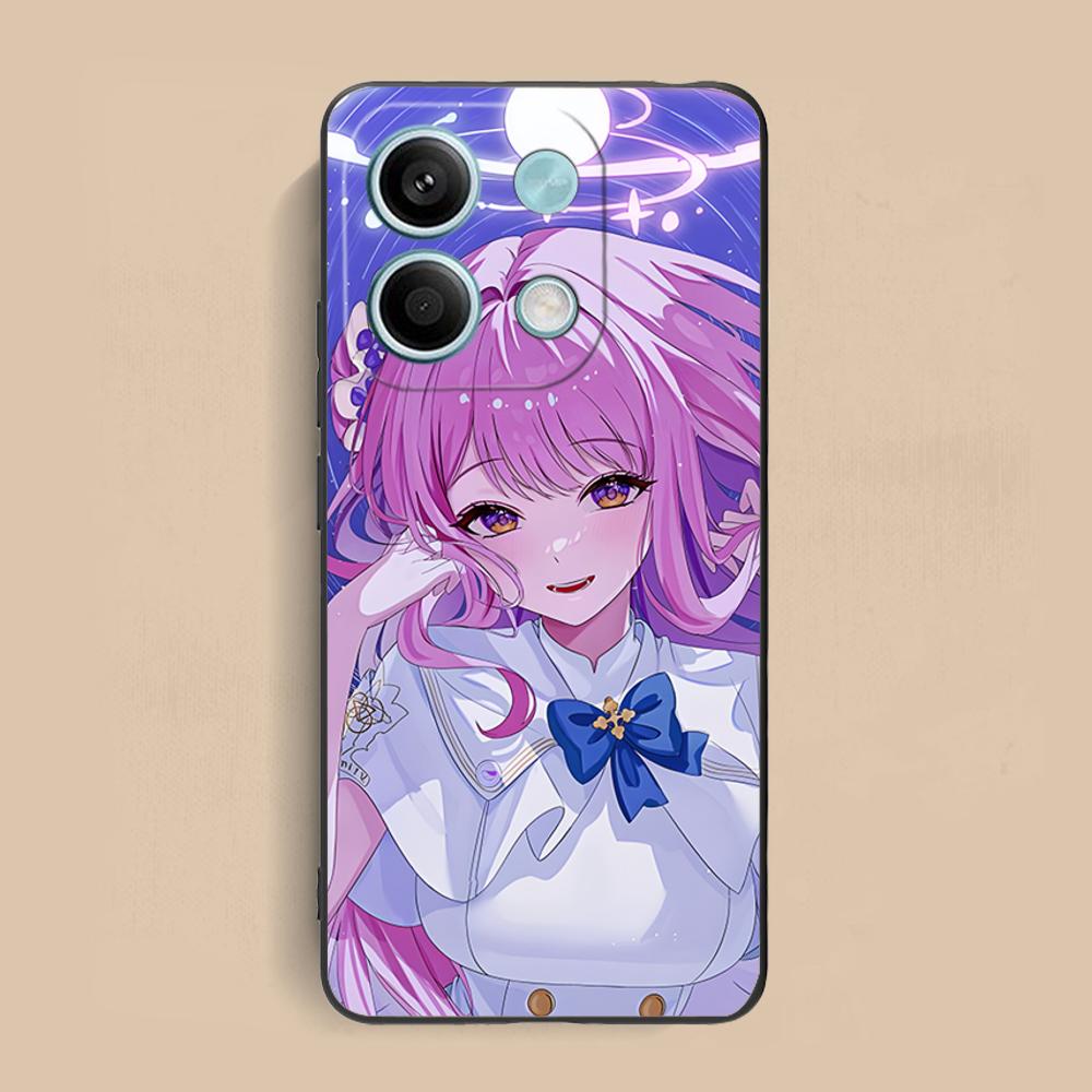 

Blue Archive Misono Mika Matte TPU Mobile Phone Case for Xiaomi Redmi Note 14 13 12 11 S Pro Plus 4G 5G Colorful Printing Cover Redmi Note 11S 4G