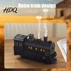 Regalo di Natale per Donna Diffusore di Aroma Treno Vintage da 300 ml Umidificatore Locomotiva a Vapore con Telecomando e LED Decorazione Carina Luce per Cameretta 2 Nebbie