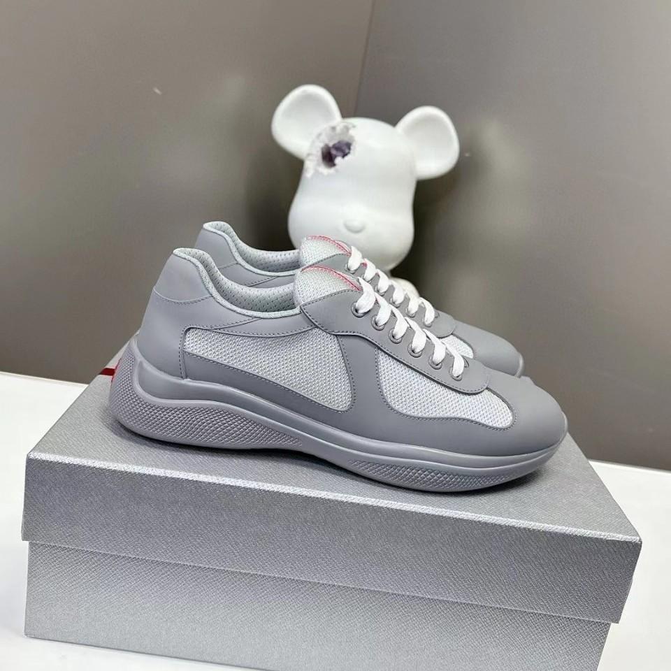 Men's Casual Trainers with Genuine Leather Uppers and Non-slip Rubber Soles; Breathable and Comfortable