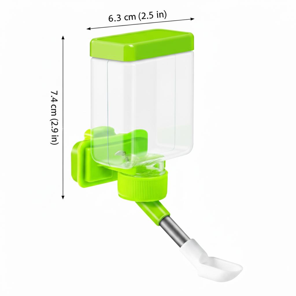 Bird Automatic Waterer Parrot Cage Accessory Drinking Dispenser with Leak Proof Design for Small and Medium Birds