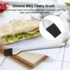 Silicone BBQ Oil Brush Basting Pastry Cake Baking Brushes with Stainless Steel Handle
