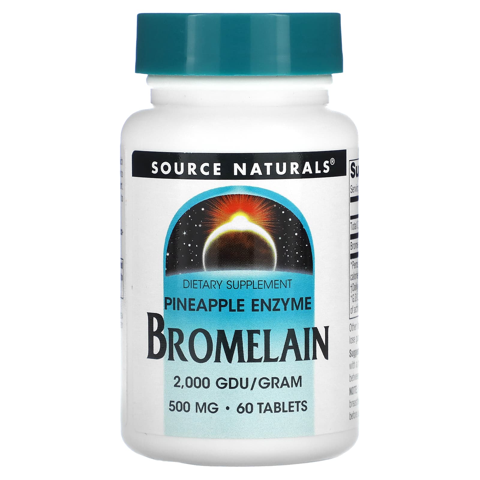 

Bromelain, 2,000Gdu/G, 500Mg, 60 Tablets